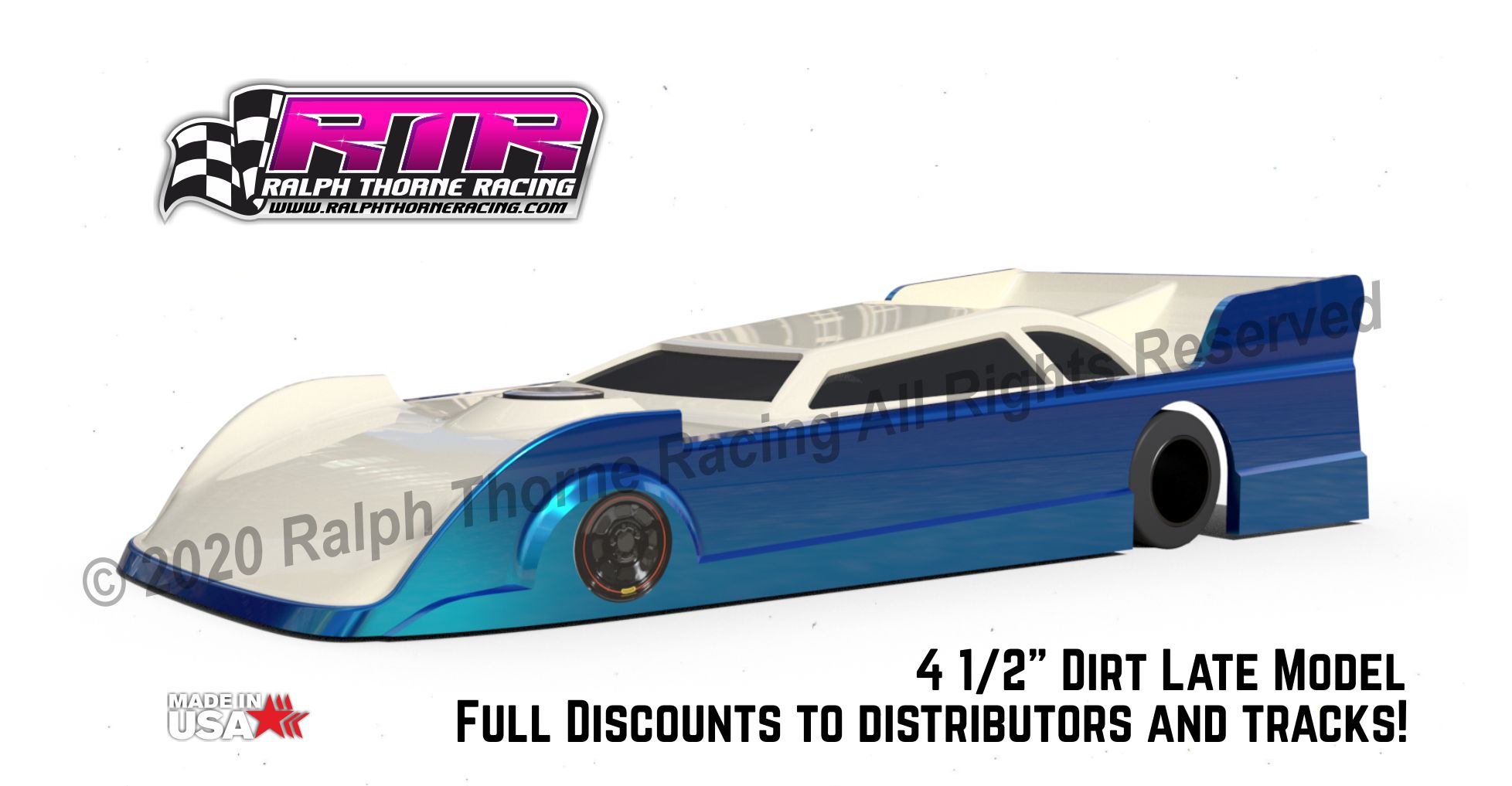 4.5 Inch Evolution Dirt Late Model Body .007"
